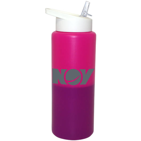Mood 32 oz. Sports Bottle with Straw Cap Lid 4