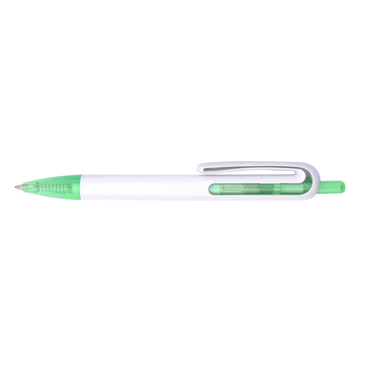 Plastic Ballpoint Pen w/inner tube and color tip 1