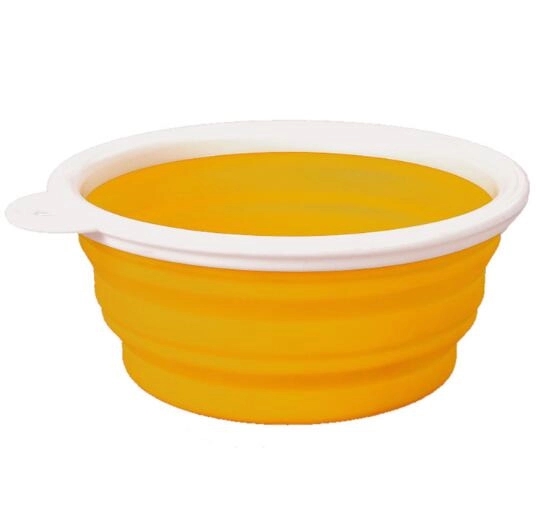 Pet silicone bowl with white frame 2
