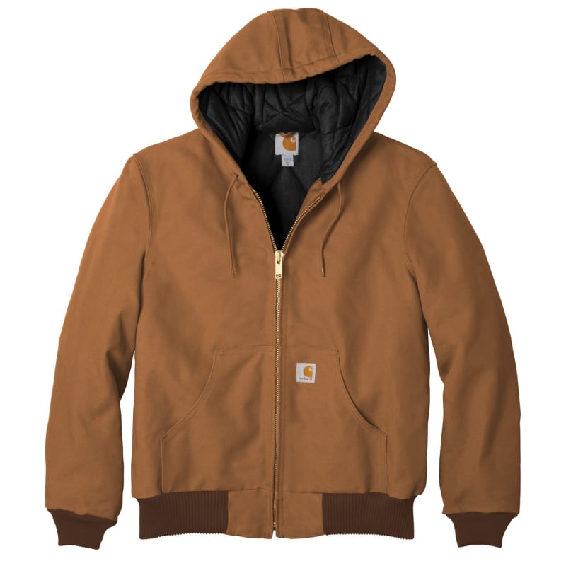 Carhartt Quilted-Flannel-Lined Duck Active Jac. 4