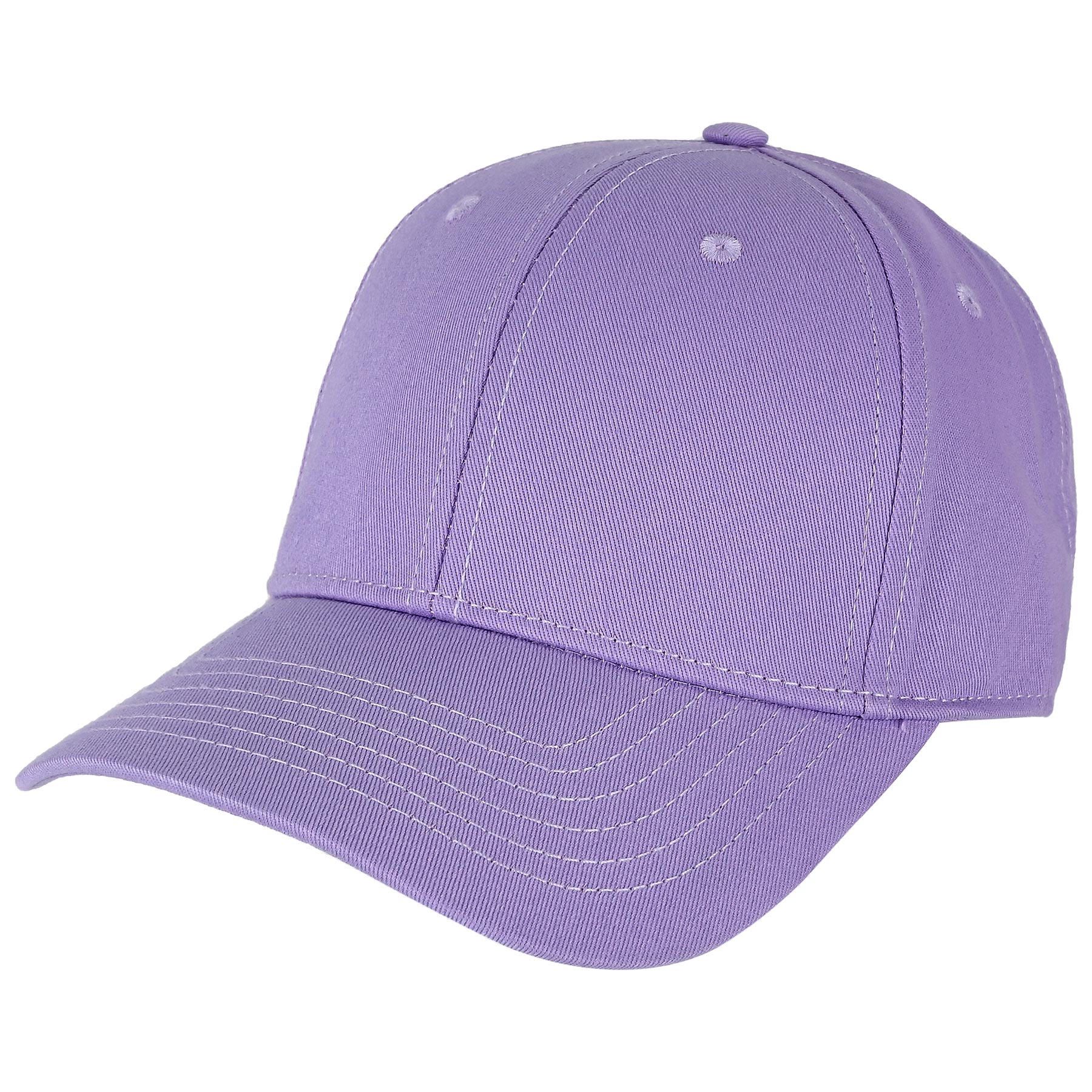 Classic 6-panel Curved Brim Baseball Cap With Plastic Snapback Clousure (MOQ: 1pc) 12