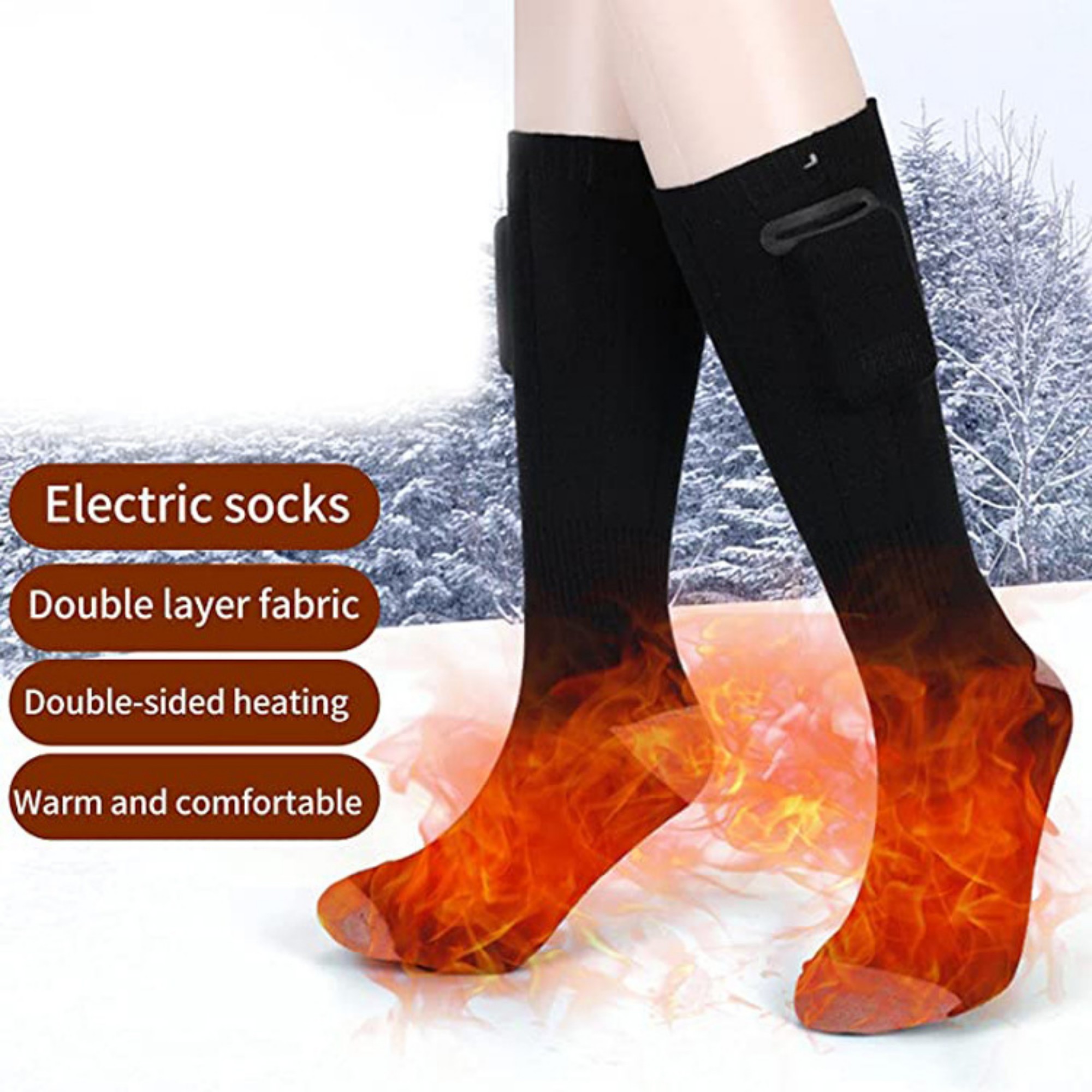 Rechargeable Battery Heating Socks 5