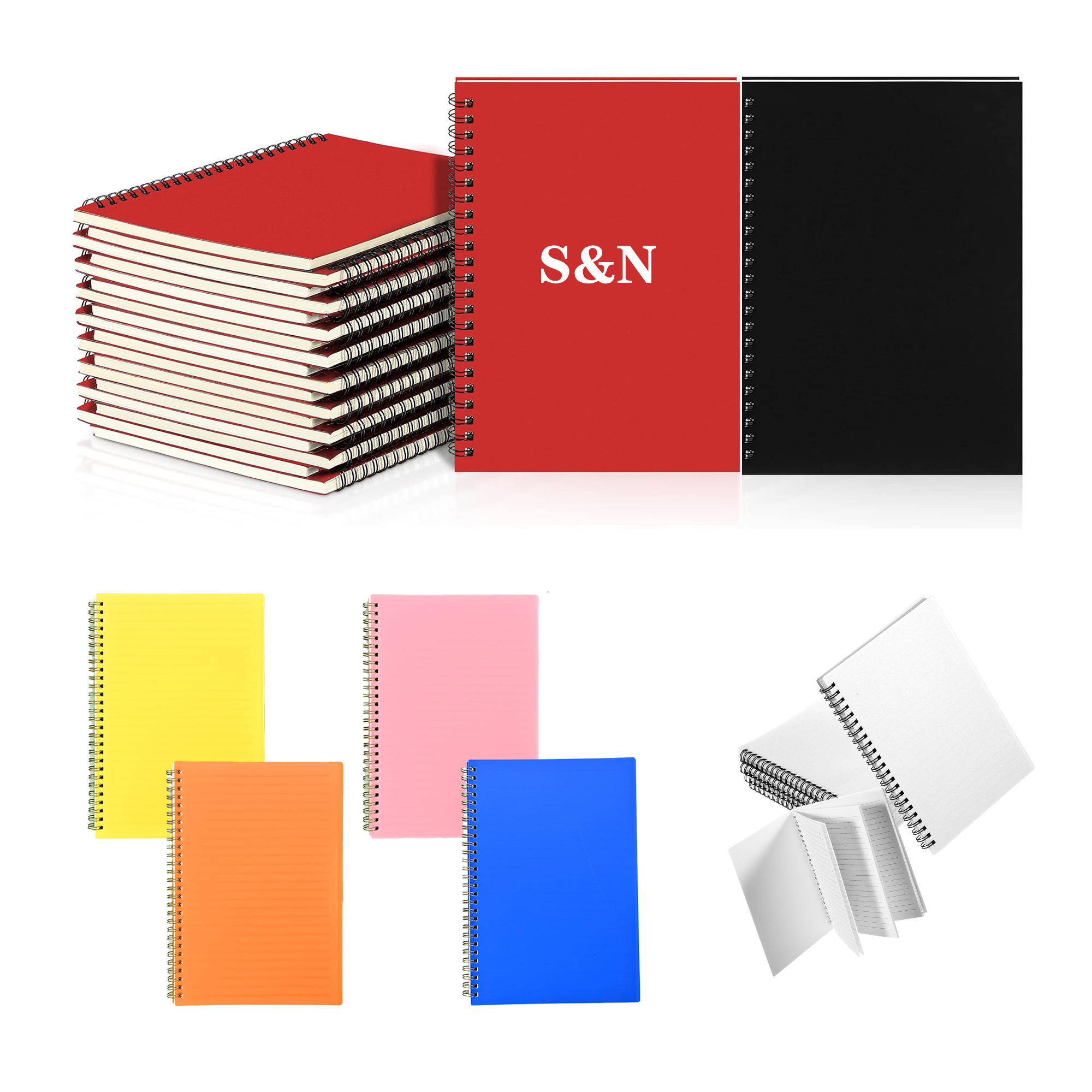 A5 Notebook Color Horizontal Line Coil Notebook 4