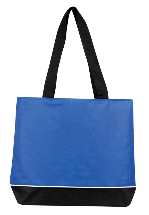 Zipper Shoulder Tote Bag with Full Top Zipper Gusset