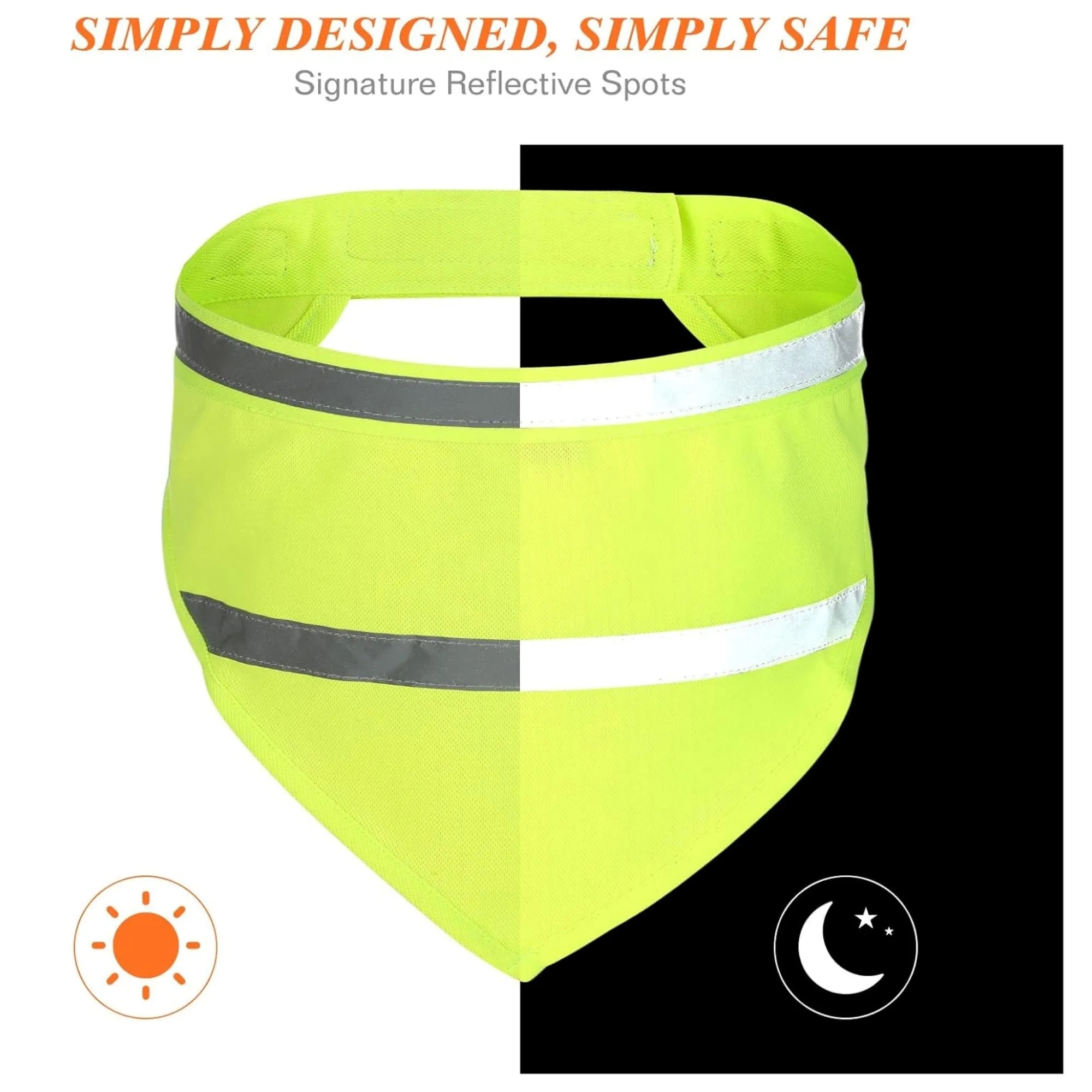 Pet Reflective Lightweight Triangle Scarf 3
