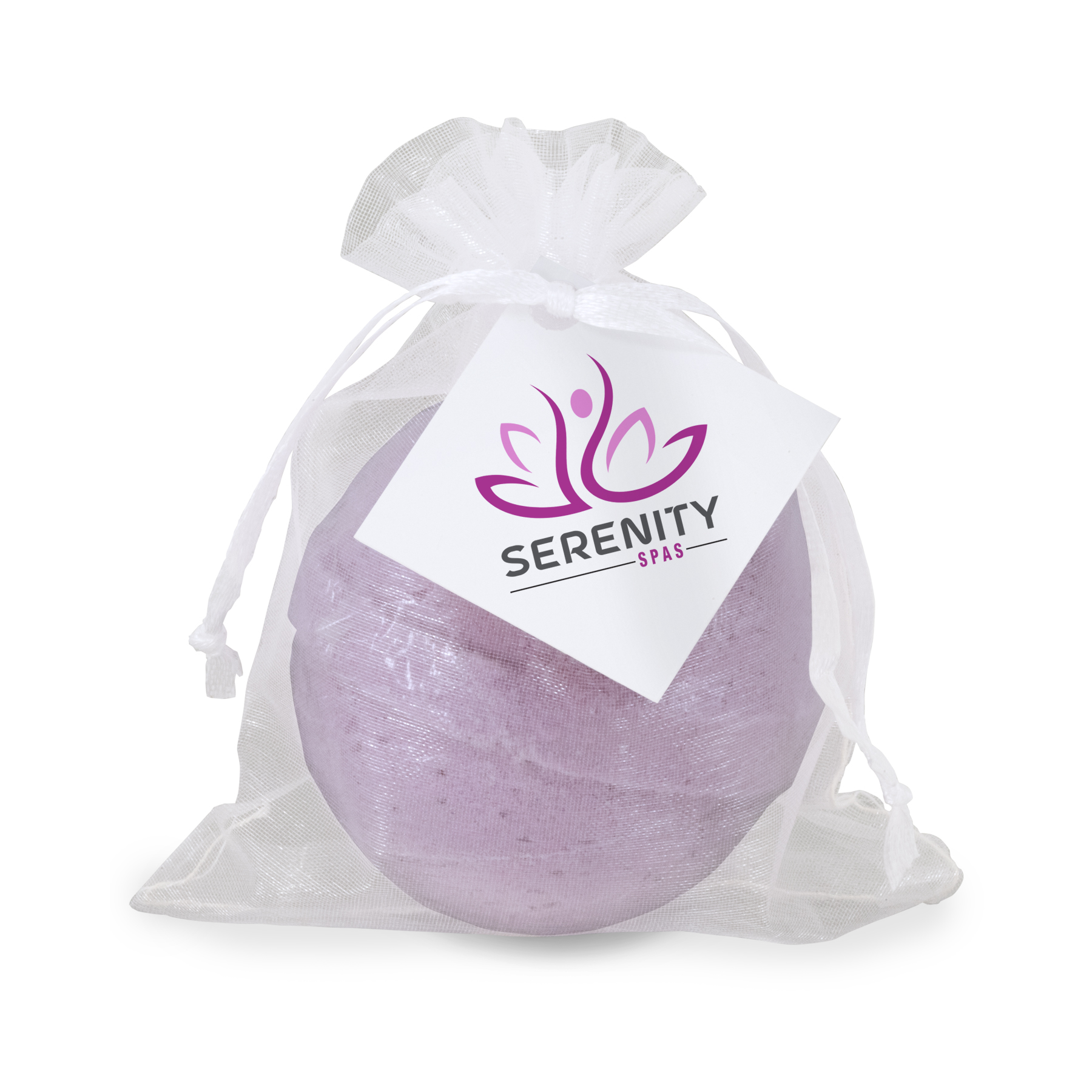 Premium Bath Bomb in Sheer Bag - Soothing Lavender 1
