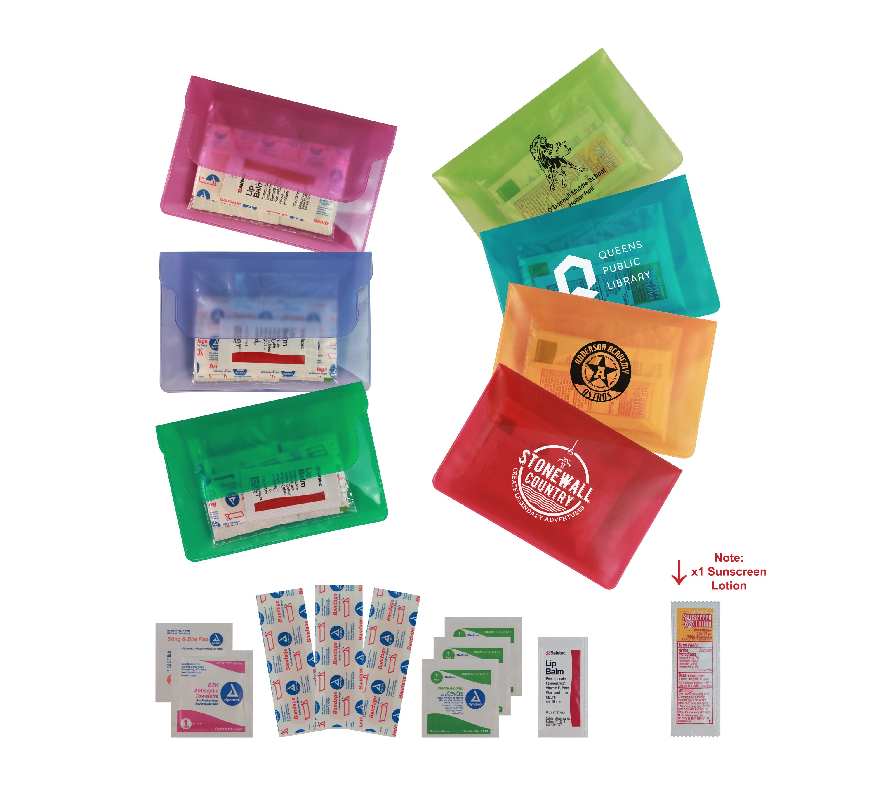 Sun Care Purse in Translucent Vinyl Colors 2