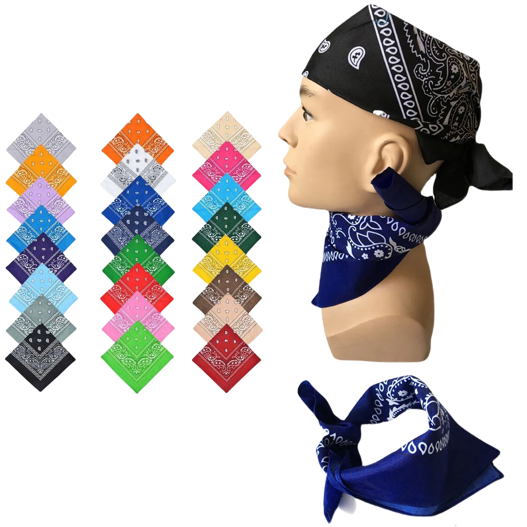 Sports Printed Bandana Polyester Headband 2
