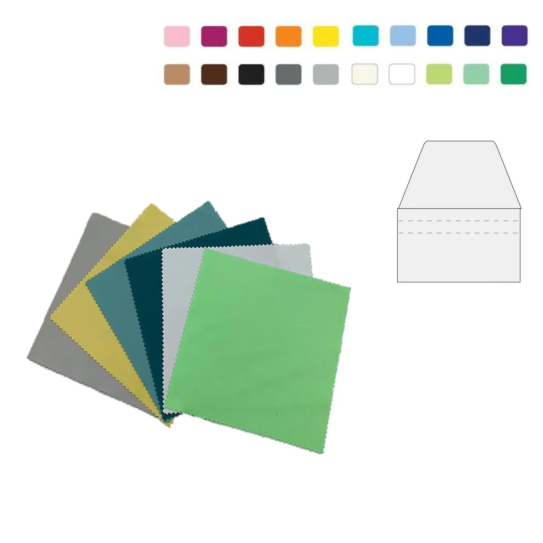 Microfiber Cleaning Cloth Packed In Case