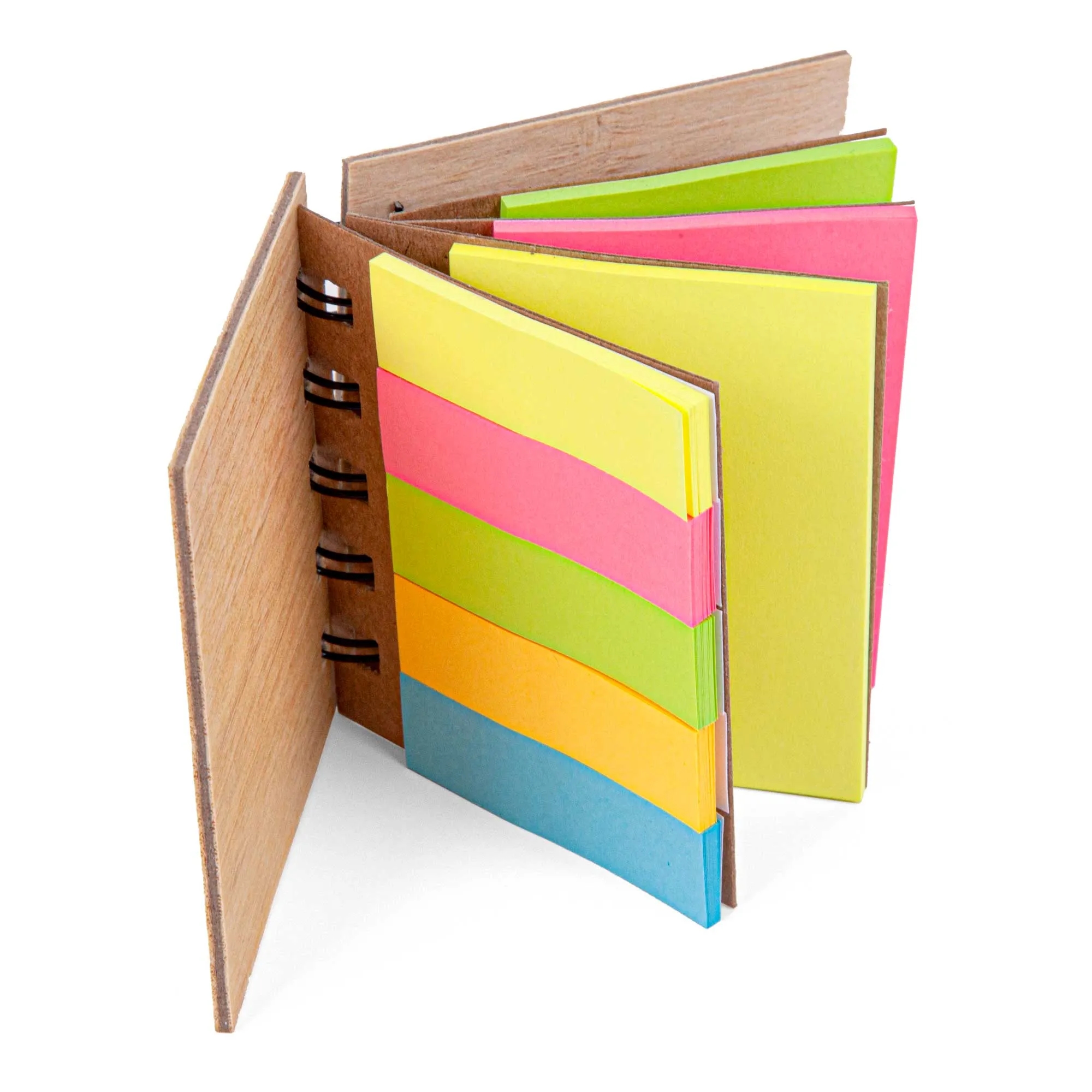 Mini Bamboo Sticky Note Set 4