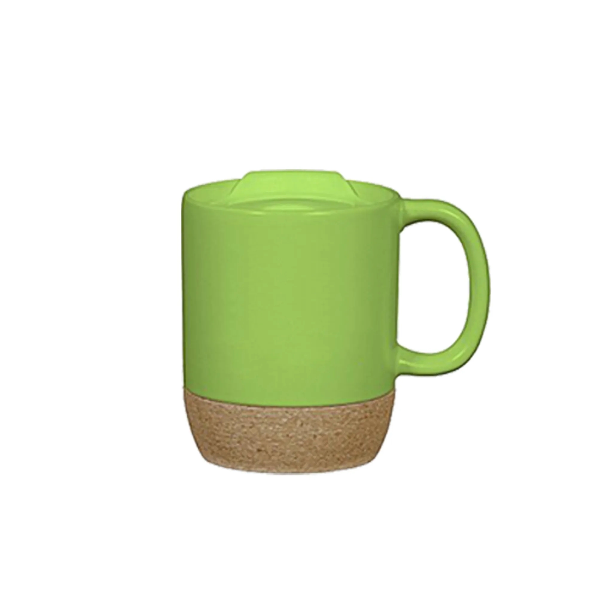 12oz Cork bottom ceramic mug Boshan 4.3" x3.4" 3