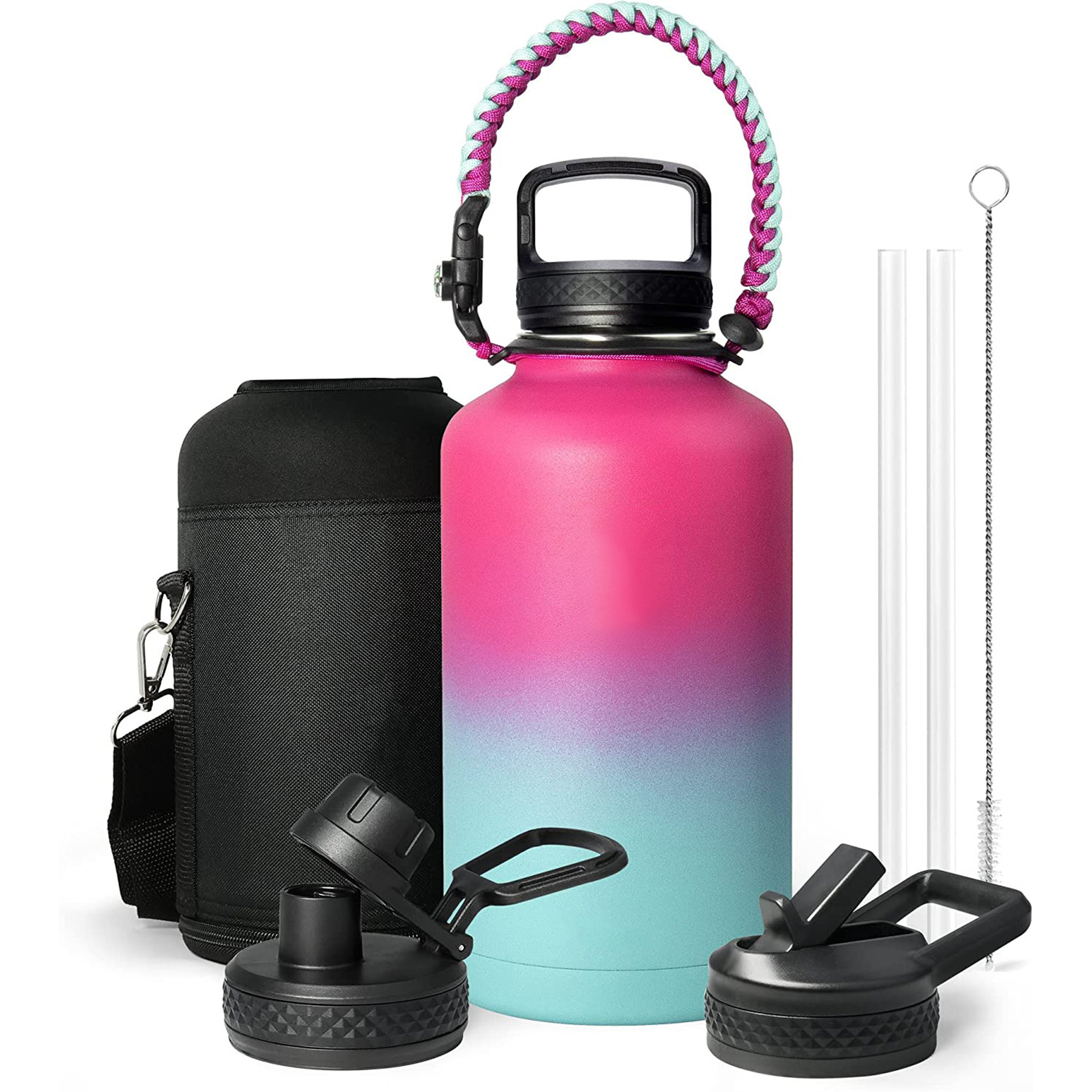 64oz Insulated Water Bottle, custom water bottle with logo imprint 1