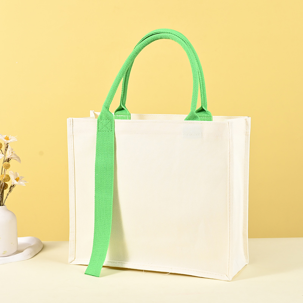 Handheld Canvas Tote Bag, custom tote bag with logo imprint 4