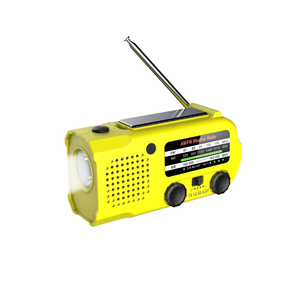 Emergency Radio Solar Hand Crank Flashlight 3