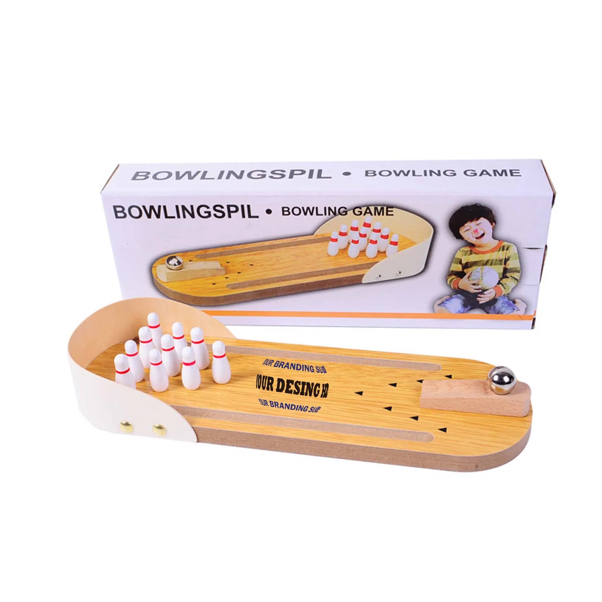 MOQ10 Mini Bowling Set Board Game 2