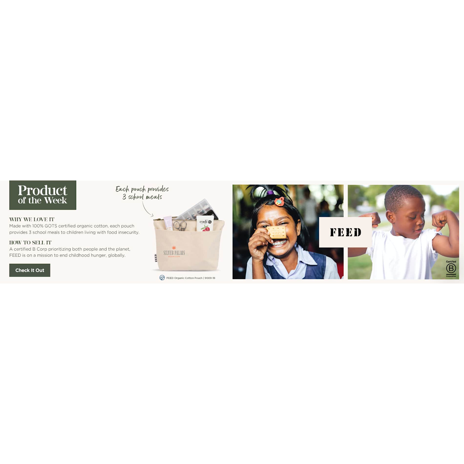 FEED Organic Cotton Pouch 48