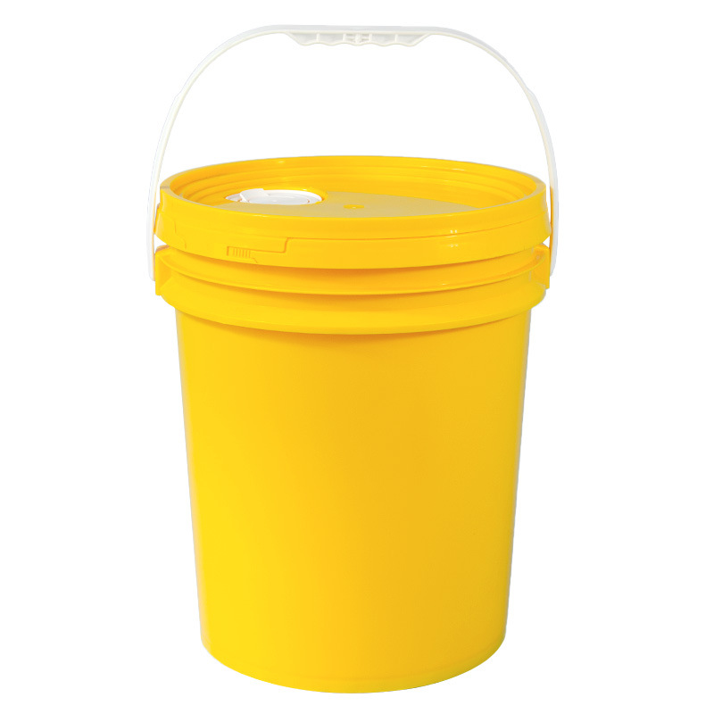 5 Gallon Plastic Bucket with Handle, Mini Storage Bucket 4