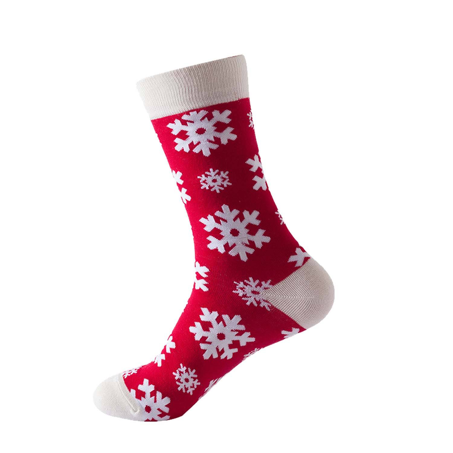 Autumn And Winter Fashion Mid Tube Christmas Socks 6