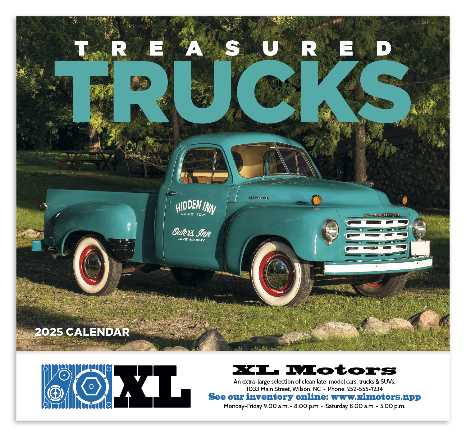 Good Value™ Treasured Trucks - Stapled Calendar 12