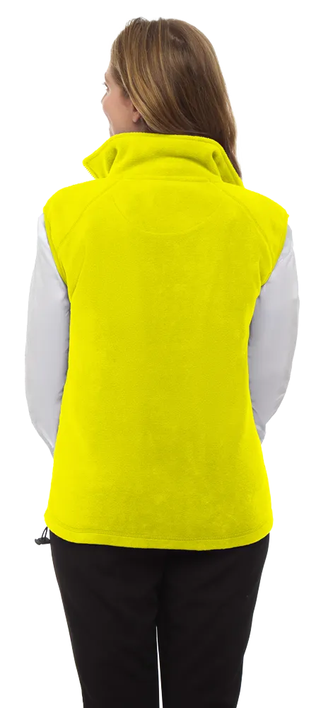 Adult Micro Fleece Zip Front Vest 6