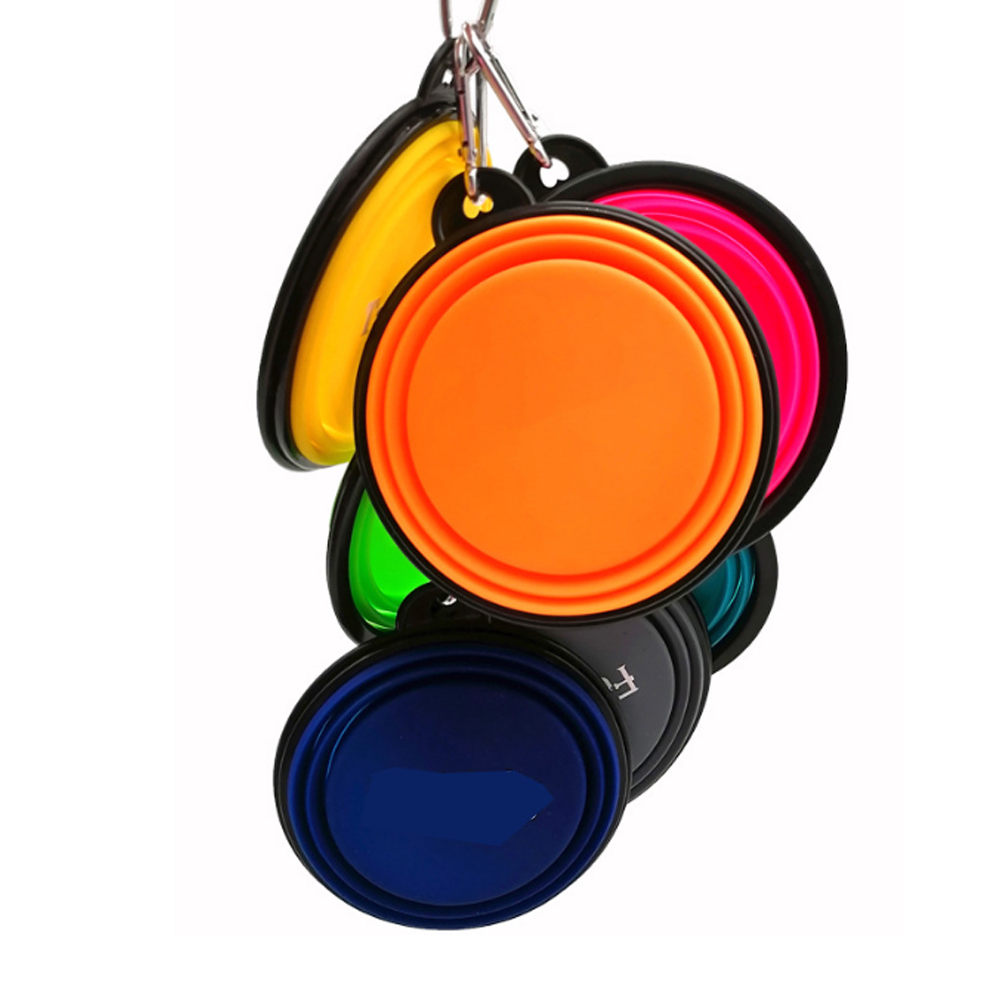 Foldable Silicone Pet Bowls 6.7" 2