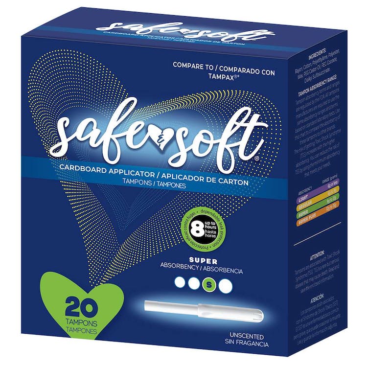 Tampons with Cardboard Applicator - Super Absorbency 9-12 Grams 1