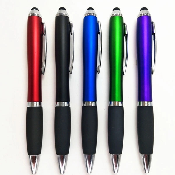 Promotional Curvy Stylus Twist Pen 4