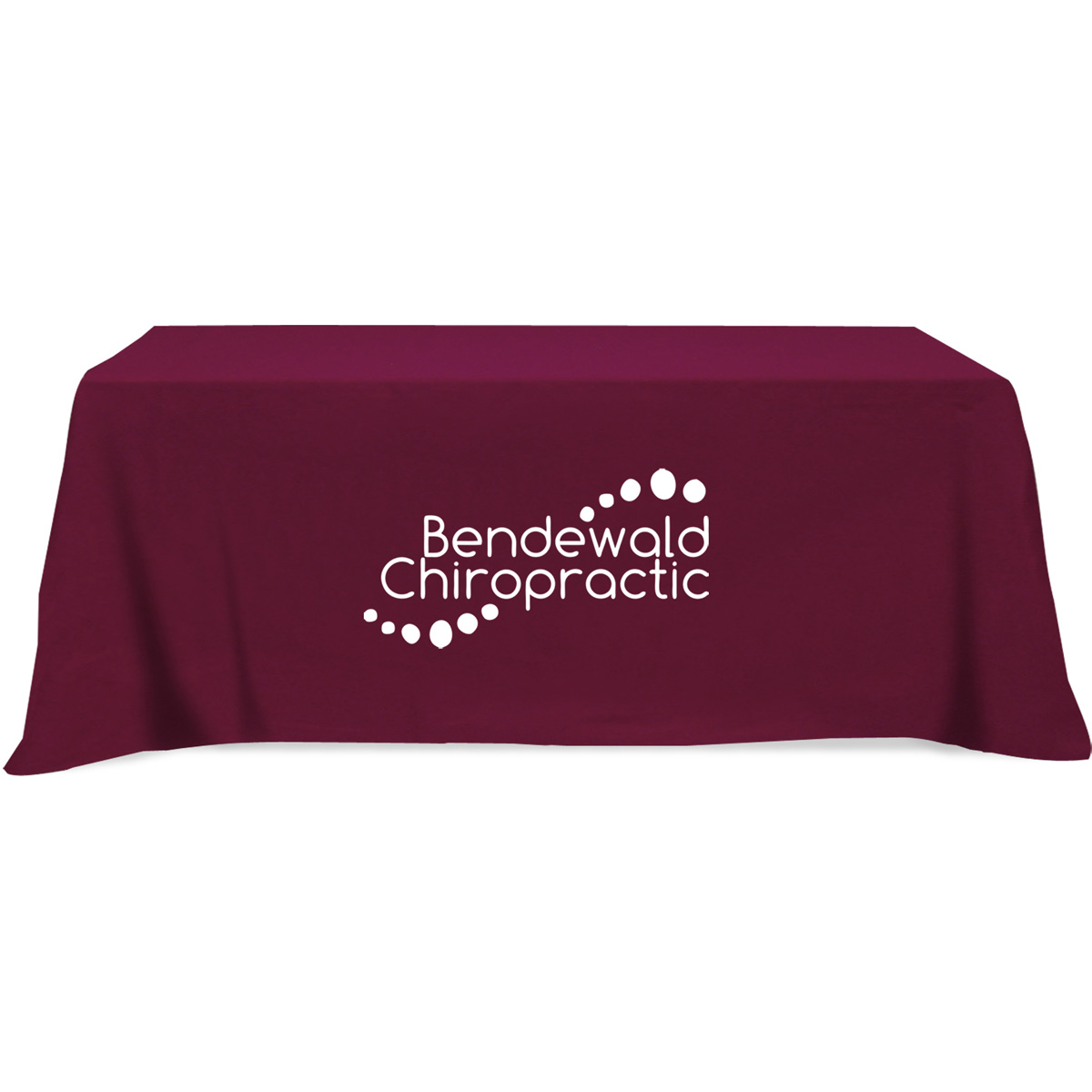 Flat 4-sided Table Cover - fits 8 foot standard table: Poly-Cotton 7