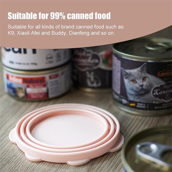 Silicone Pet Food Can Lids 5
