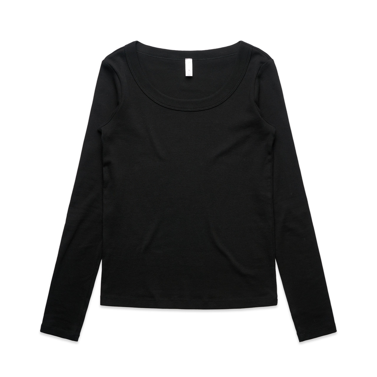 Wo's Organic Rib L/S Tee | 4075 7