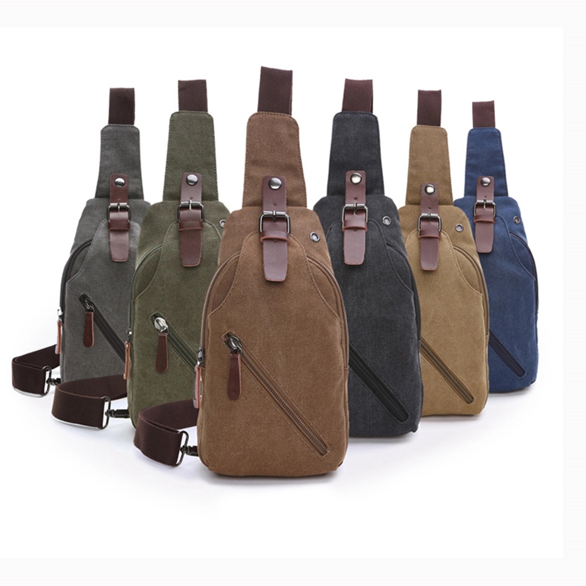 Vintage Sports Messenger Sling Shoulder Bag 3