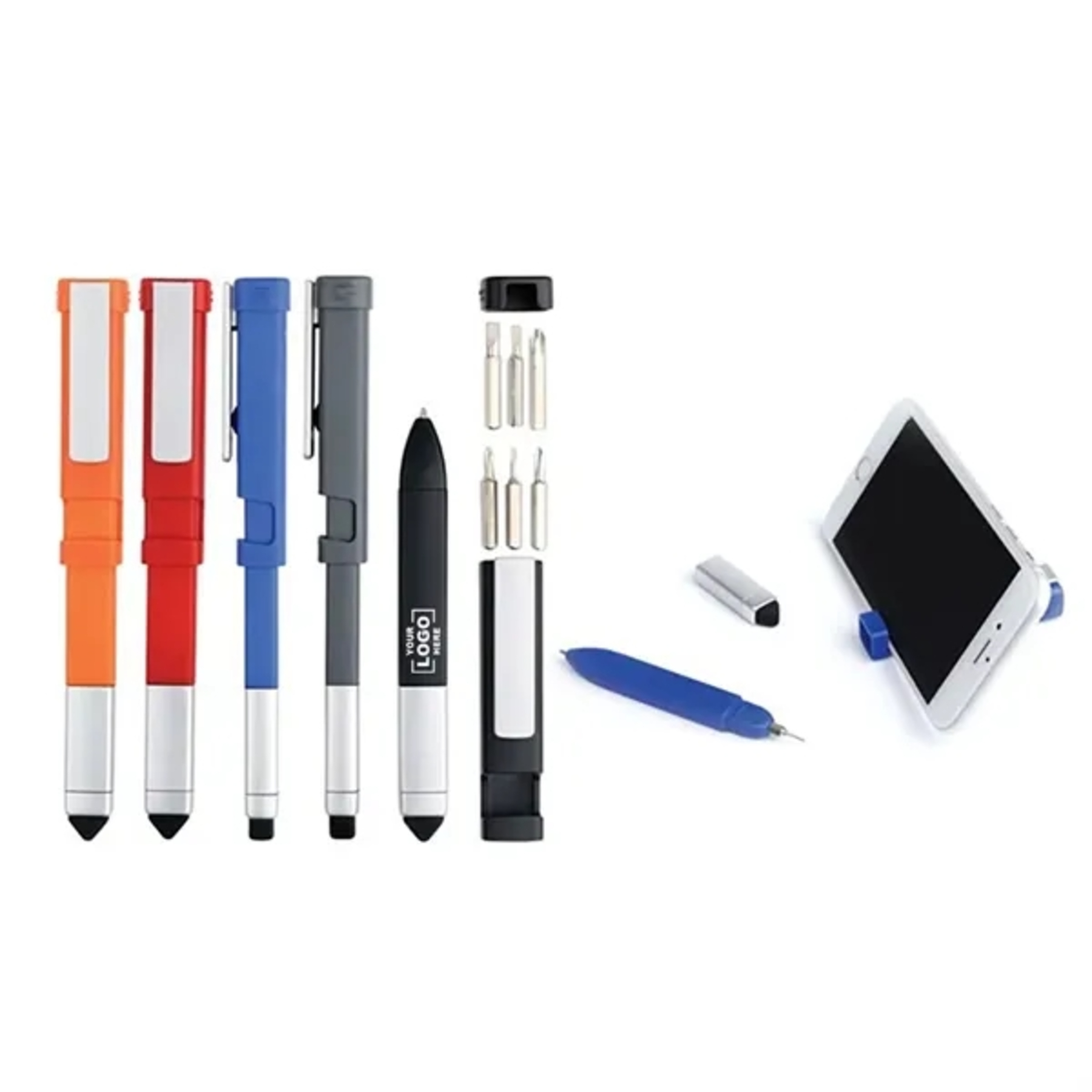 4-in-1 Tool Pen with Stand & Stylus
1
