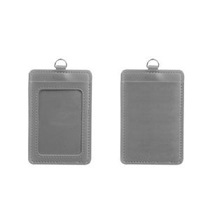 Portrait Dual Side PU Leather Card Holder 10