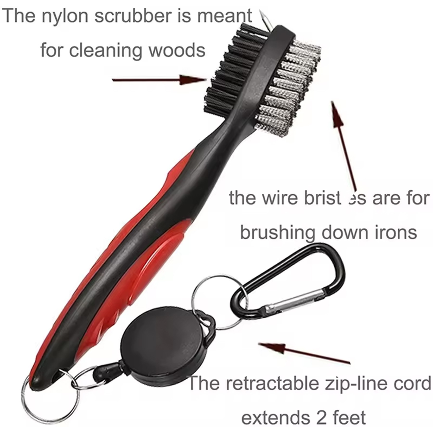 Golf Club Brush Groove Cleaner 2