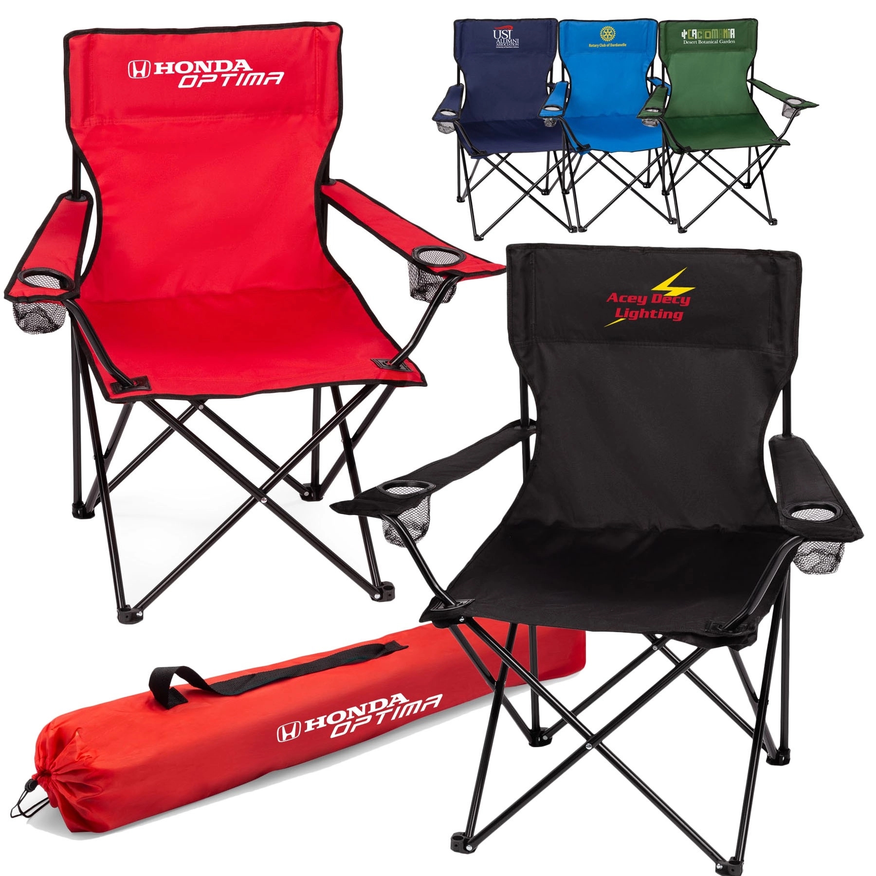 Mesh Folding Chair With Carrying Bag 1