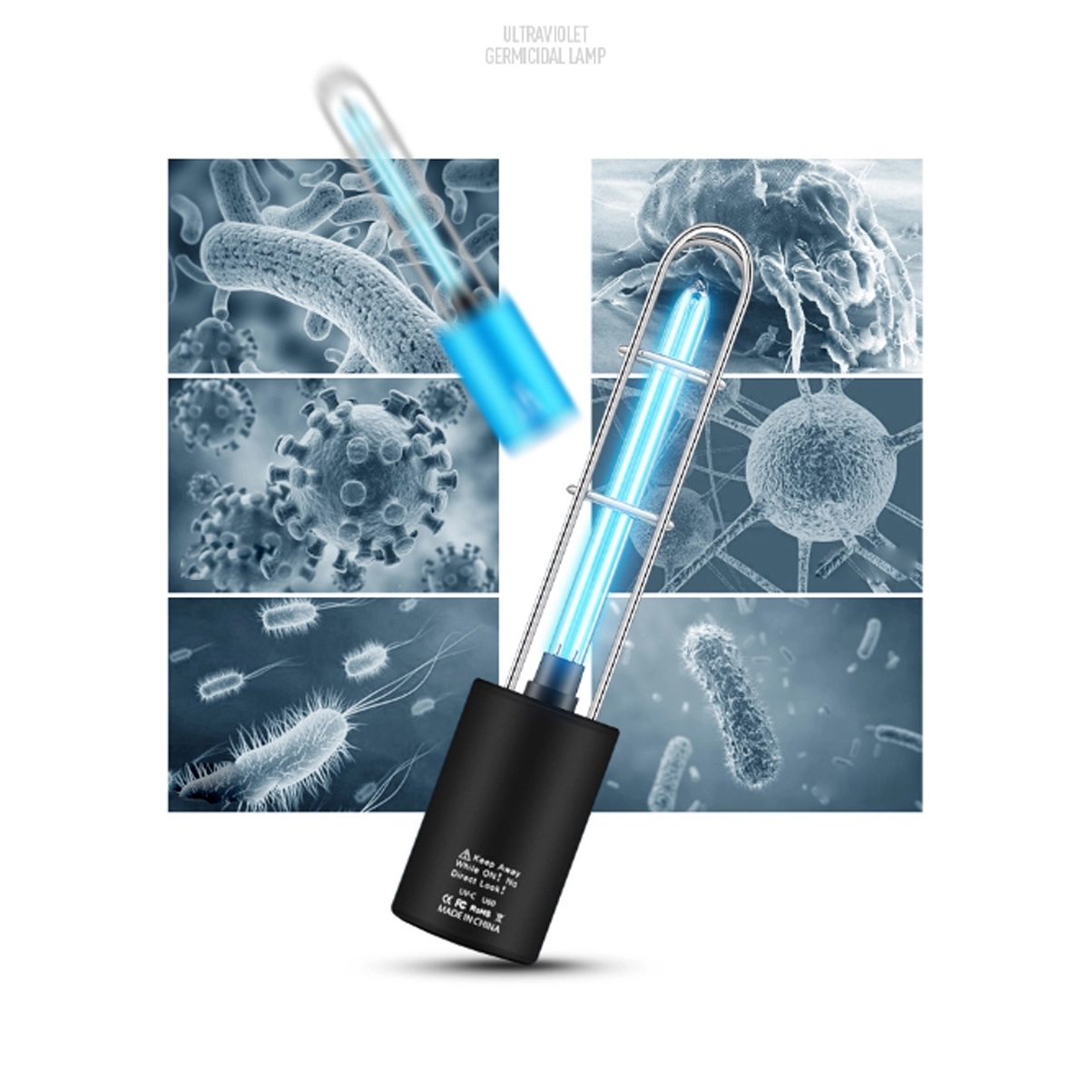 360 Degree Ozone Sterilization Lamp For Small Spaces 2