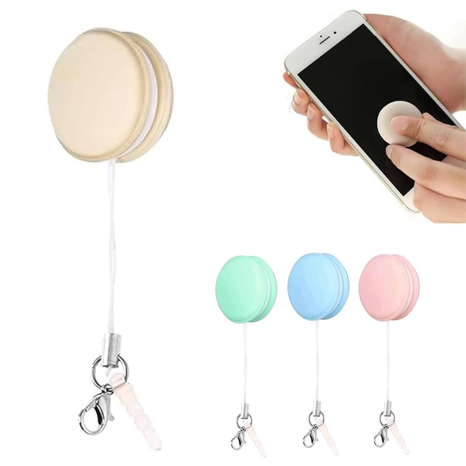 Mini Plastic Portable Screen Cleaning Cloth Keychain 6