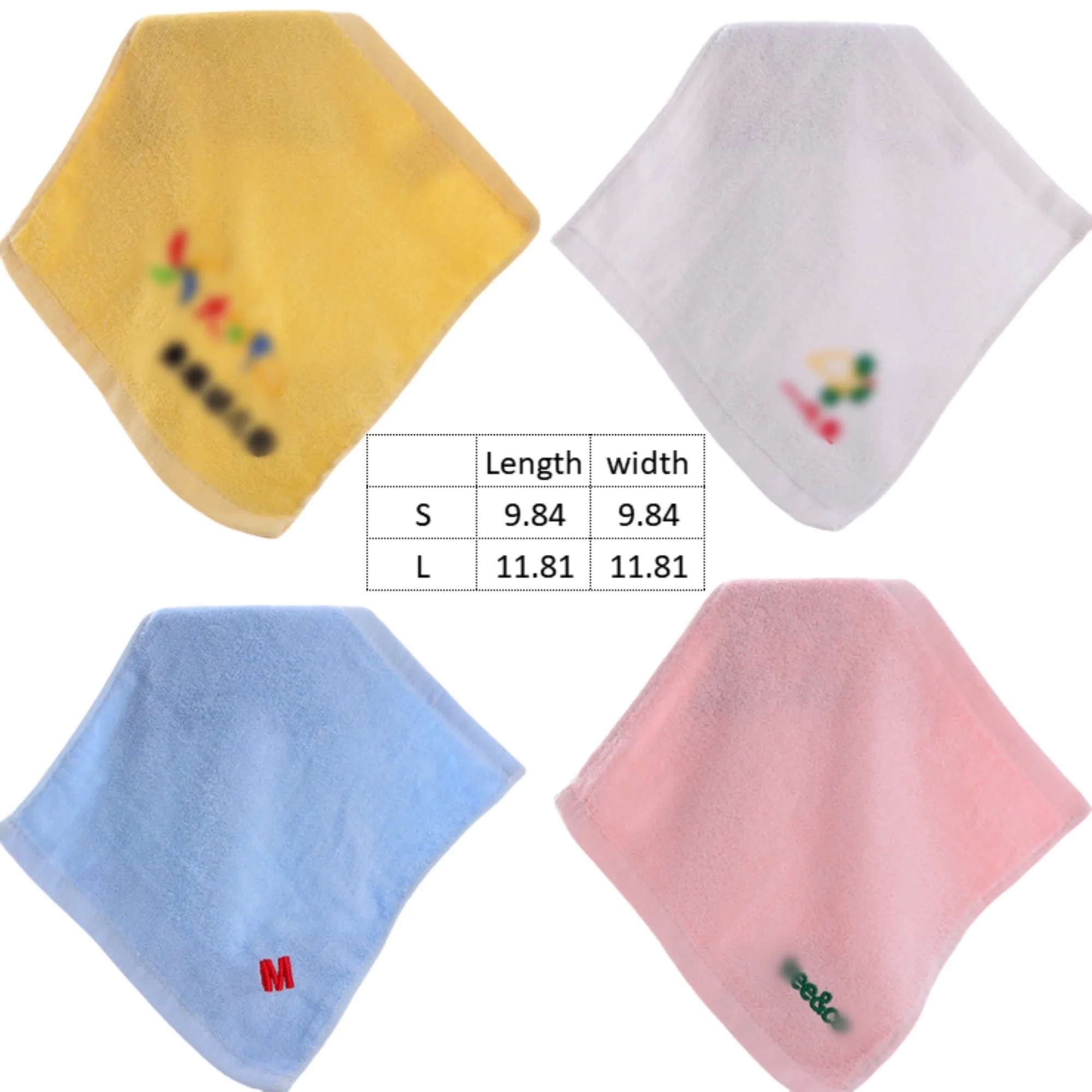 Bamboo Fiber Small Square Towel 3