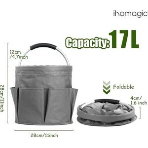 Beach Garden Harvest Shopping Basket Bathroom Storage Wash Bag 2