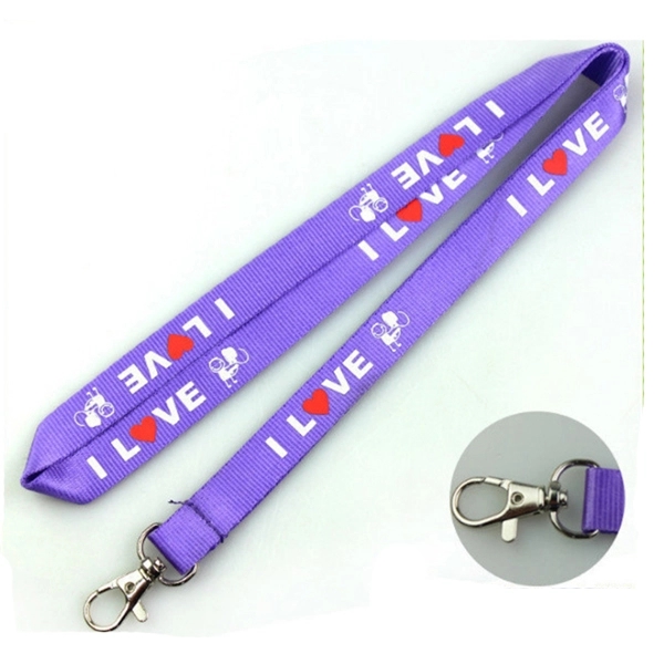 Customized Nylon Lanyard with Lobster Hook 3