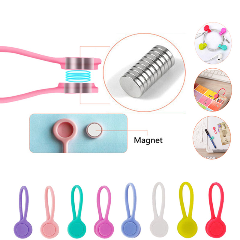 Silicone Magnetic Earbuds Winder 2