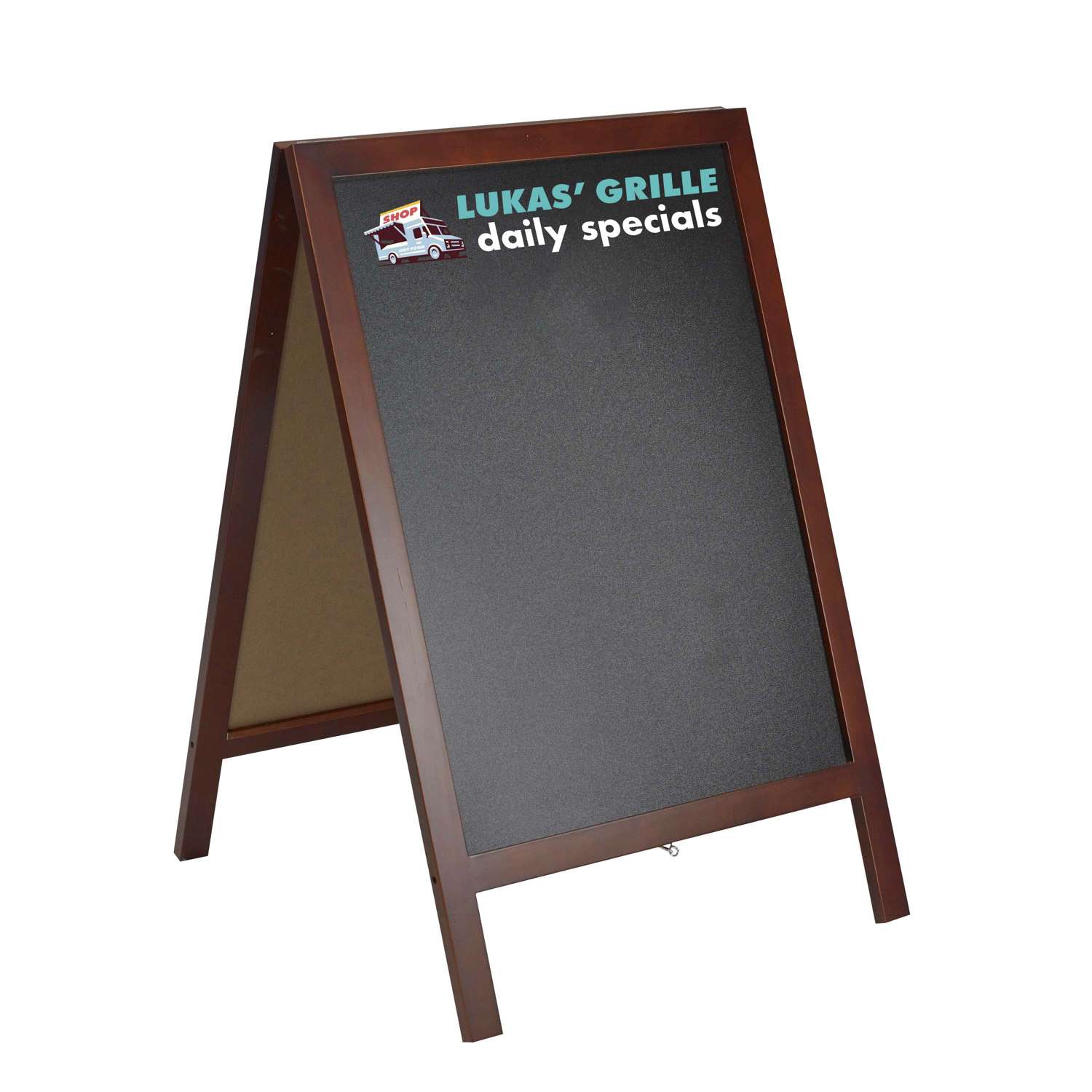 Menu Board Chalkboard A-Frame Kit with Imprint