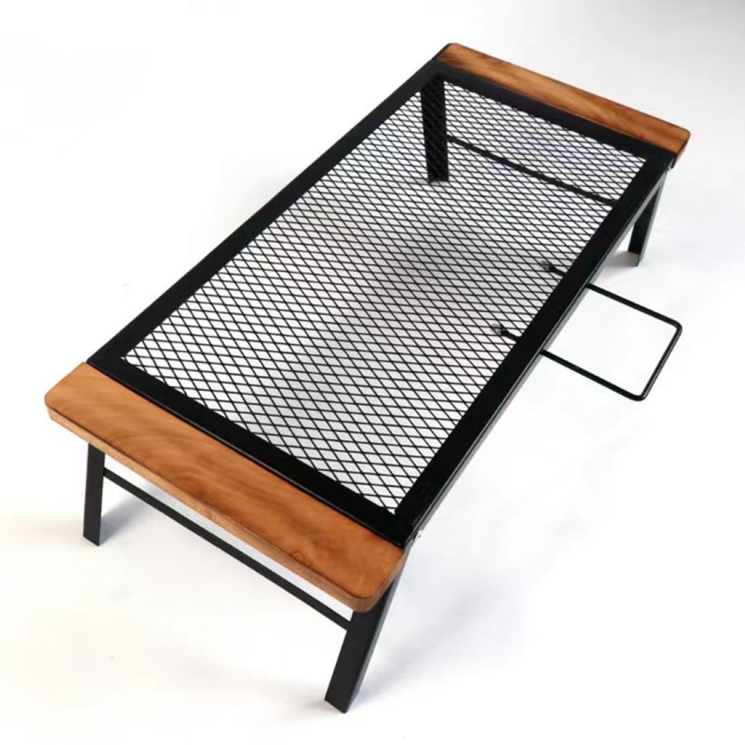 Collapsible Barbecue Iron Table with Handle 6