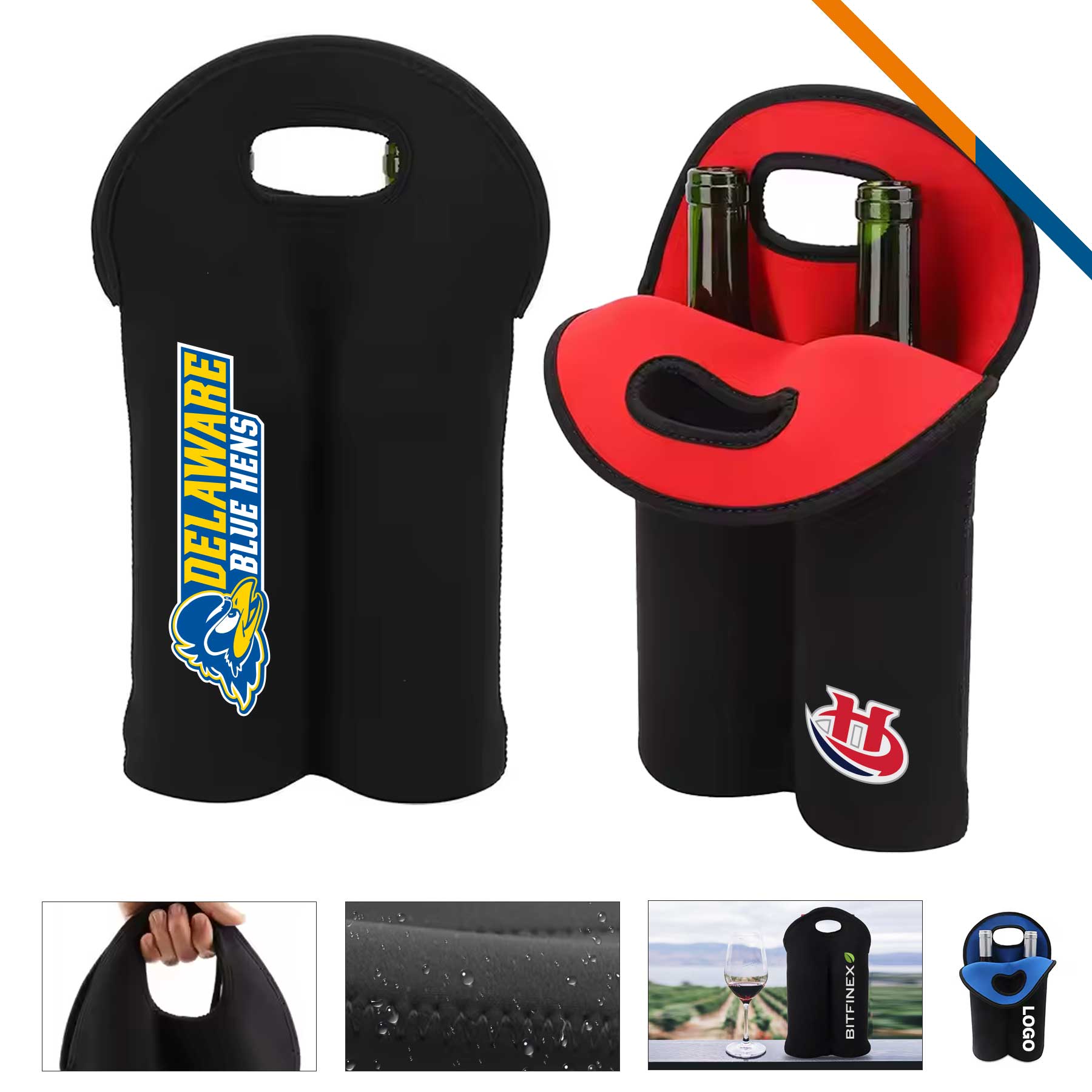 Larkin Dual-bottle Wine Bag 8