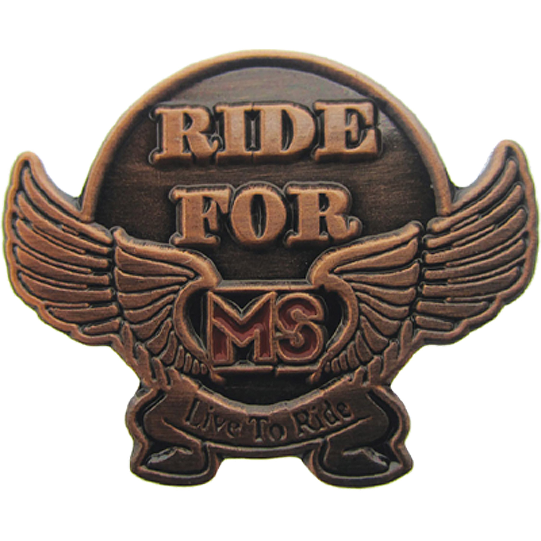 Diestruck Antiqued Lapel Pins: 1/2" W x 1/2" H 5