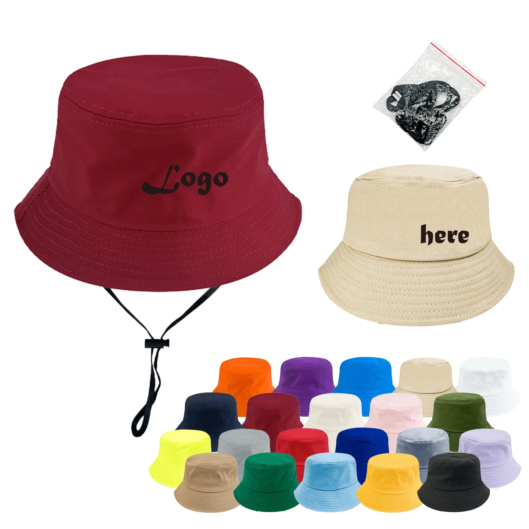 100% Cotton Bucket Hat