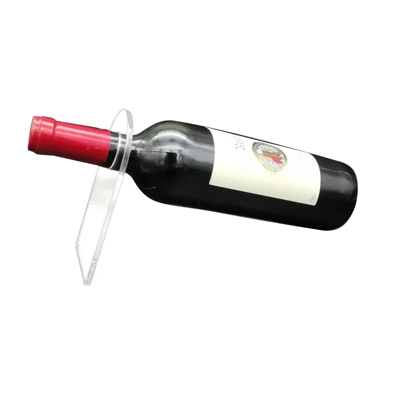 Acrylic Clear Wine Bottle Holder Rack Stand 3