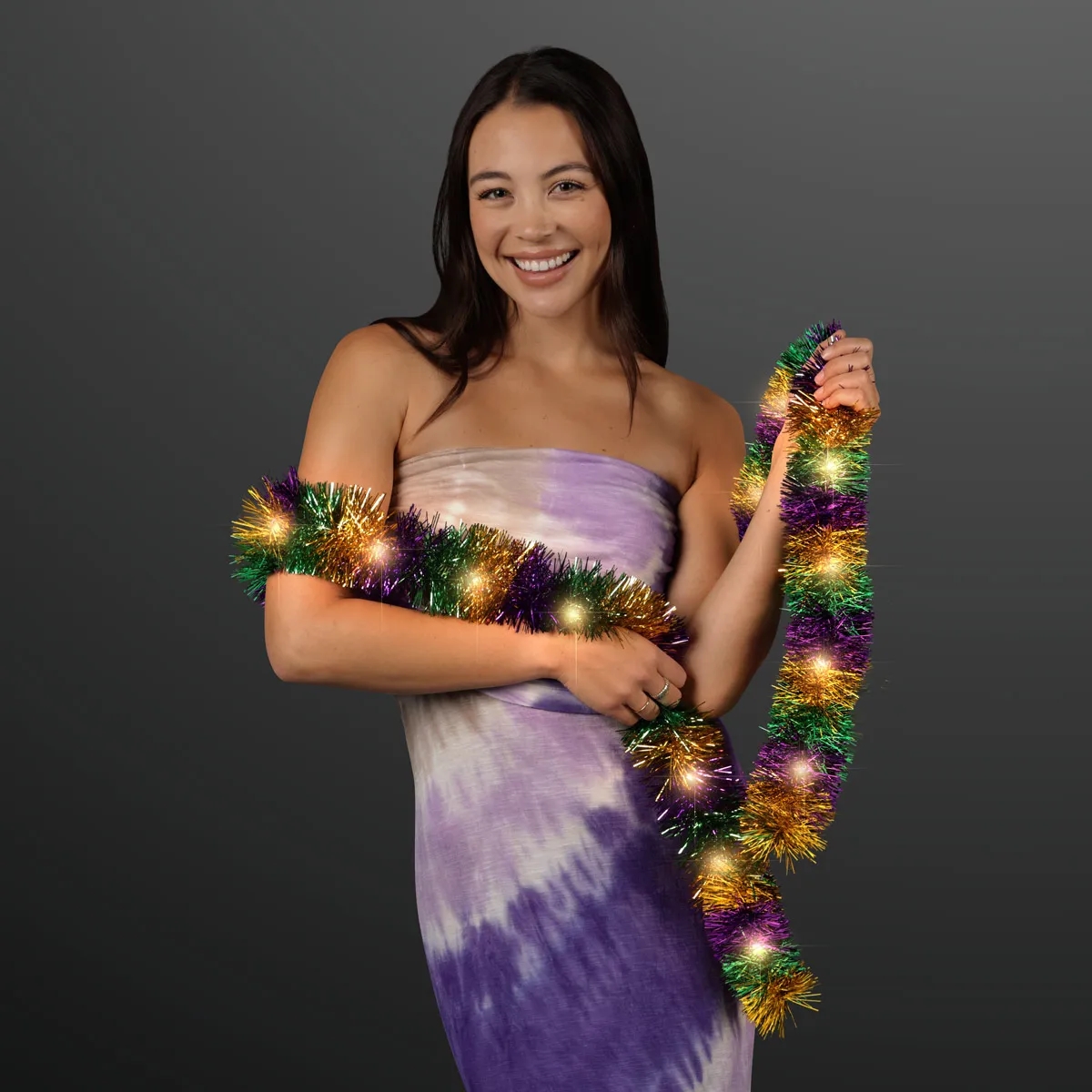 Iridescent Tinsel Boa and Craft Light, 6.5 Feet 4
