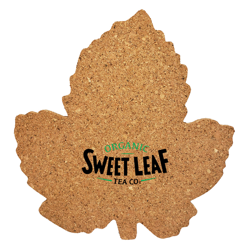 Cork Coaster - Leaf
