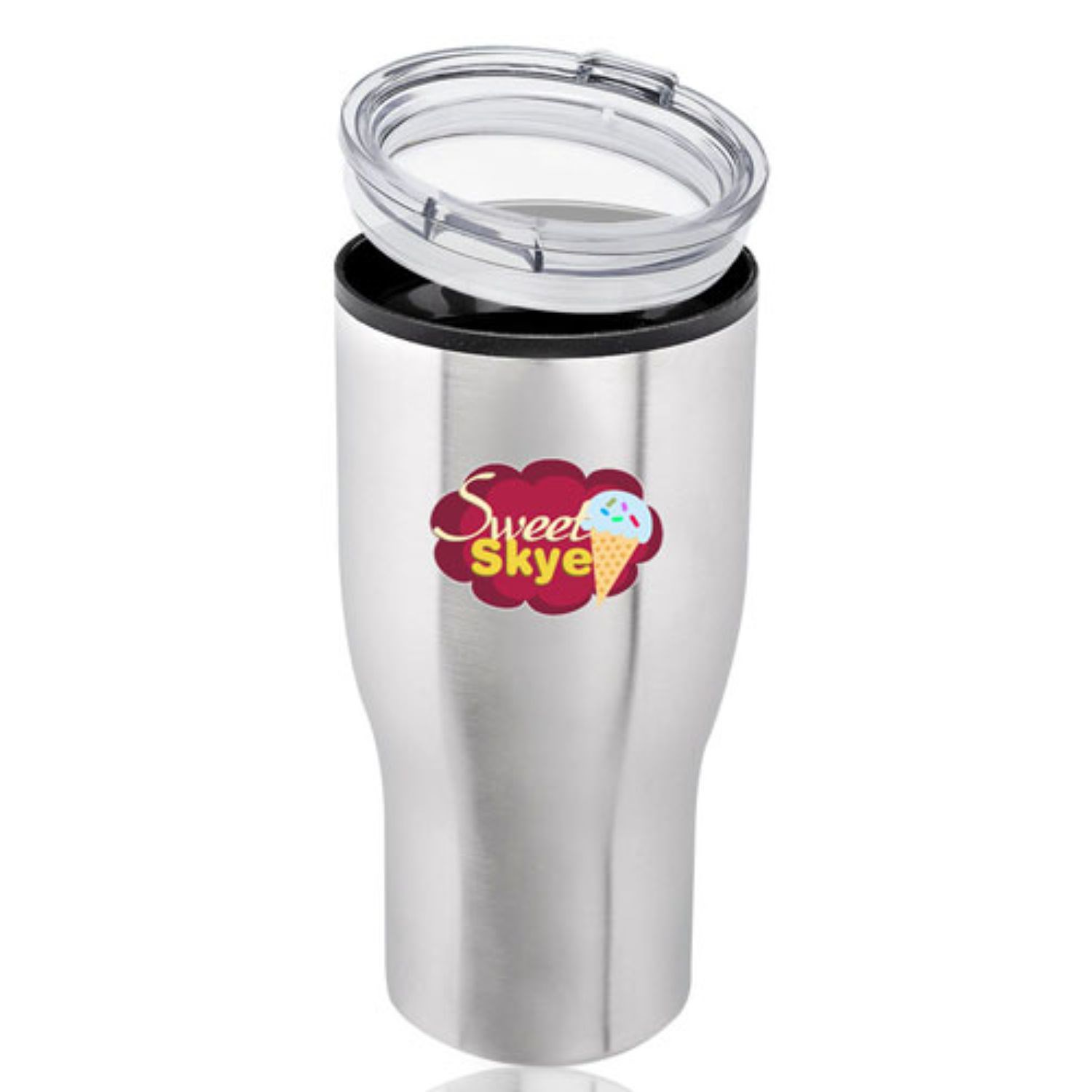 28 oz. Stainless Steel Travel Mugs w/ Plastic interior 4
